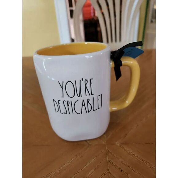 Rae Dunn Looney tunes Daffy duck YOU'RE DESPICABLE! MUG - Picture 2 of 3